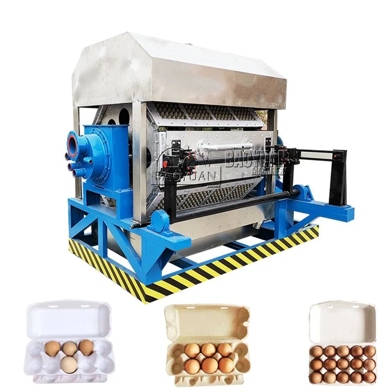 Paper Carton Recycling Small Business Egg Tray Making Machine Manufacturer