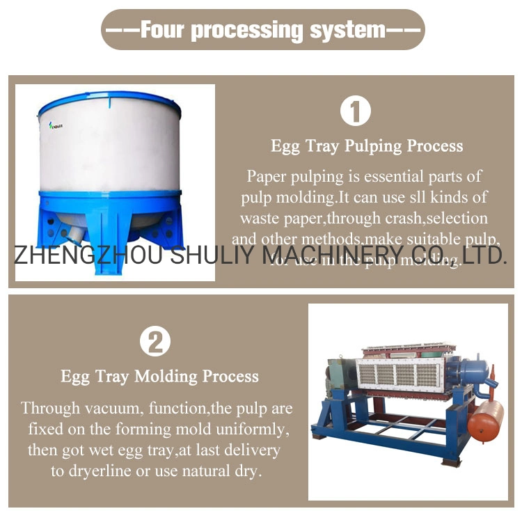 Automatic Small Pulp Mold Carton Paper Egg Tray Making Machine